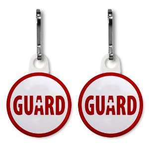 LIFEGUARD Rescue Ocean Swimming Pool Safety 2 Pack 1 inch White Zipper 