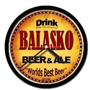  BALASKO beer and ale wall clock 