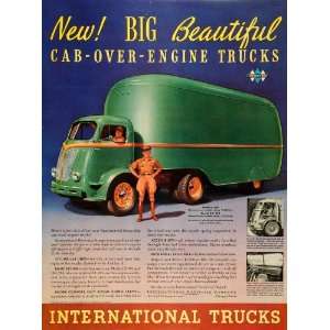 1939 Ad International Harvester Co Inc Green Truck Model D 
