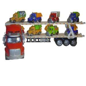    WeGlow International 30 Racing Carrier Truck 55 Toys & Games