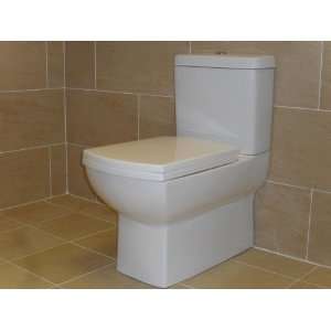   Close Coupled Square WC Toilet Cistern And Soft Clo Electronics