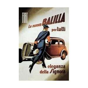  Fiat Balilla 20x30 poster