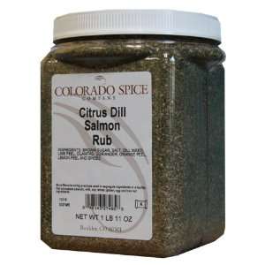 Colorado Spice Citrus Dill Salmon Rub Grocery & Gourmet Food