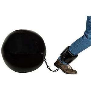  Bundle Inflatable Jumbo Ball and Chain and 2 pack of Pink 