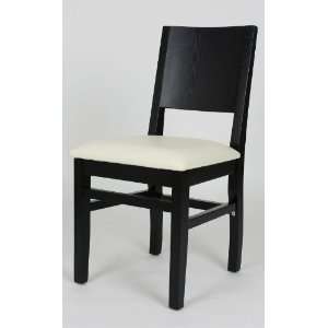  Wood Dining Chair   Black (Set of Two)