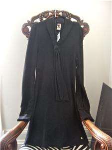 Black Tucci Chloe designer dress size 4 UK 10  