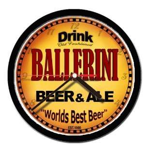  BALLERINI beer and ale wall clock 