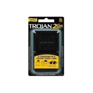  Trojan 2Go Ultra Thin in Pocket Size Card   Display of 6 