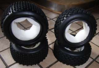 NEW 1/10 Buggy Tyres 2 x Front & 2 x Rear Tires  