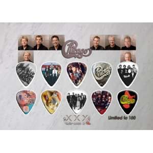  Chicargo (Band) Guitar Pick Display Limited 100 Only 