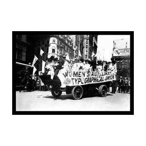  Protest Parade Against Child Labor 12x18 Giclee on canvas 