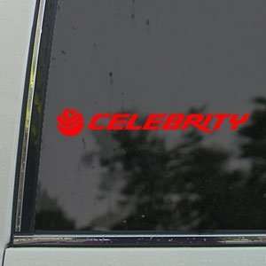  Celebrity Red Decal BOAT CRUISER Truck Window Red Sticker 