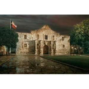  Rod Chase   The Alamo Print #1/50 Artists Proof Gilcee on 