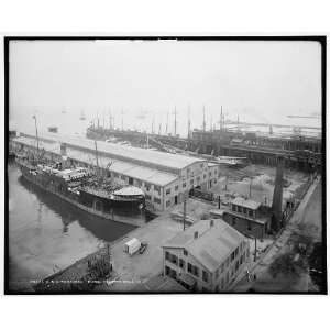  C. & O. terminal piers,Newport News,Va.