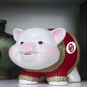  Oklahoma Sooners Ceramic Piggy Bank