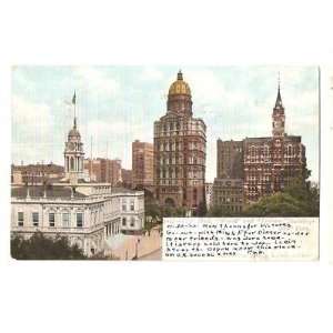  Postcard City Hall Tribune Building NYC 1905 Everything 