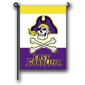 NIB East Carolina Pirates ECU Banner Flag & Garden Pole  