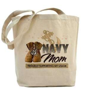  Navy Mom supporting Military Tote Bag by  Beauty