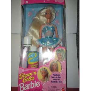  Foam n Color Barbie   Blue (Bath Fun) Toys & Games