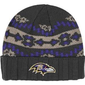 Baltimore Ravens Fairisle Cuffed Knit Hat  Sports 