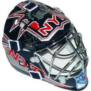   Autographed NY Rangers Replica Mini Goalie Mask