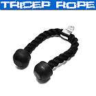 heavy duty tricep rope with metal clip gym training weightlifting 