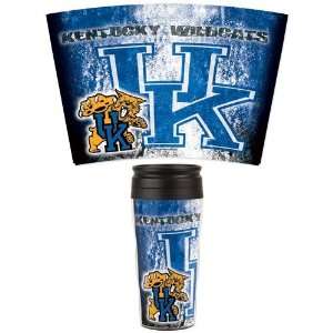  NCAA Kentucky Wildcats Travel Mug   Set of 2 Kitchen 
