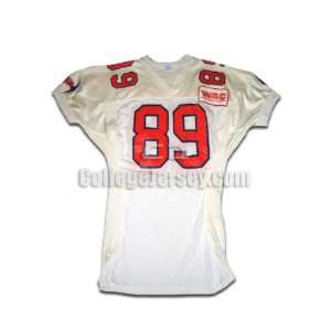  White No. 89 Game Used UTEP Russell Football Jersey (SIZE 