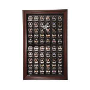 Columbus Blue Jackets 60 Hockey Puck Display Case, Cabinet Style with 
