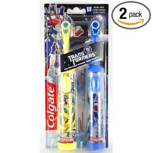  Colgate TransFormers Childrens Powered Toothbrush, Extra 