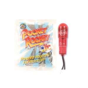 Pocket rocket jr. red massager with battery