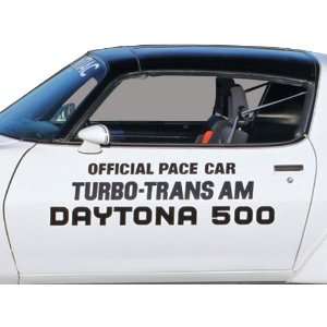  1981 Trans Am Turbo Daytona 500 Pace Car Door Decal Kit 