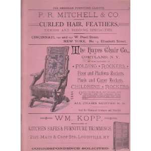 1888 P.R. Mitchell & Co., The Hayes Chair Co. Wm. Kopp, Glidden & Joy 