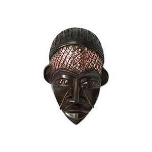  NOVICA Ghanaian wood mask, Dagomba Chief