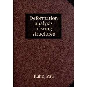  Deformation analysis of wing structures Pau Kuhn Books