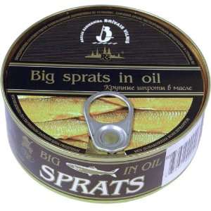 SPRATS (In Oil) LATVIA, Smoked Big Sprats in Oil Packaged in Easy 