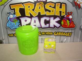   The Trash Pack SQUASHED WHEEL Trashie Figure EXCLUSIVE EDITION + Can