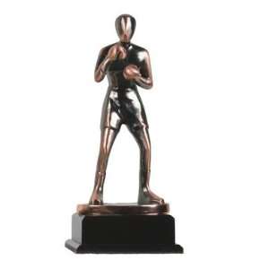   Boxing Dark Copper Finish Statue, 11.9 inches H (L)