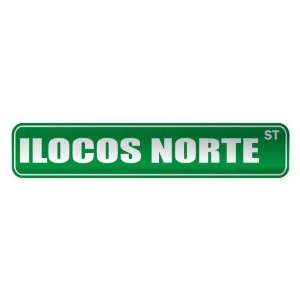 ILOCOS NORTE ST  STREET SIGN CITY PHILIPPINES