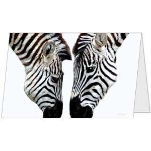 Sorry Forgive Funny Love Zebra Greeting Card (5x7) by QuickieCards 