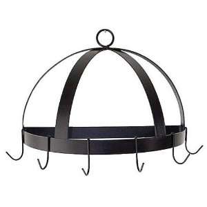  Grace Half Dome Wall Mount Pot Rack with 6 Hooks
