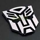 Hot Autobot Transformer Car Chrome Badge Emblem 3D logo  