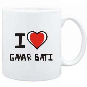    Mug White I love Gawar Bati  Languages