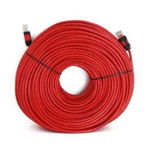   Cat5e Network Ethernet Cable   Red   200 Ft