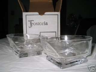 Fostoria crystal glass Transition Dessert BOWLS (New in Box)