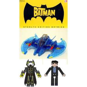  Art Asylum C3 Batman Stealth Batwing with Minimates   SDCC 