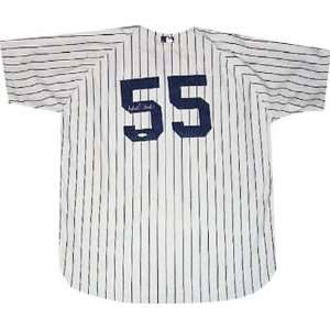   Autographed Rawlings Authentic Pinstripe Jersey