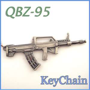   Game anime MINIATURE QBZ 95 Automatic rifle Gun KeyChain ring Gift New