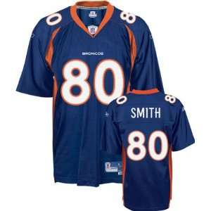 Rod Smith Navy Reebok NFL Premier Denver Broncos Jersey
