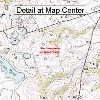   Map   Ste Genevieve, Missouri (Folded/Waterproof)